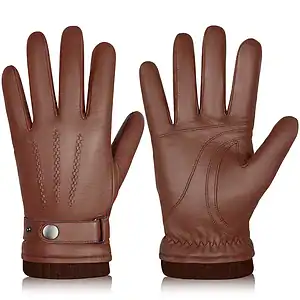 mens driving gloves unlined top quality soft genuine real leather goatskin black