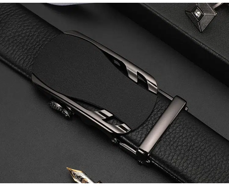 personalized genuine leather belt with automatic buckle, custom engraved name (25 52 inch) personalized genuine leather belt with automatic buckle, custom engraved name (25 52 inch)