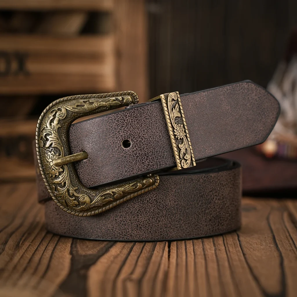 Ultimate Guide to Choosing the Right Leather Belt for Men men women western denim pu leather belt vintage jeans with floral carved buckle belt